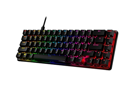 Gaming Keyboard HyperX Alloy Origins 65, Mechanical, 65% form factor, Linear SW, PBT keycaps, Alumin