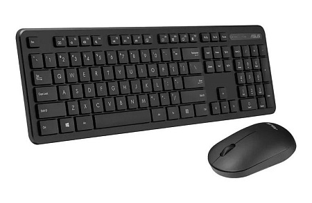 Wireless Keyboard & Mouse Asus CW100, 12 Fn keys, Slim, Low Profile, Low-noise, 800-1600dpi, 3 butto