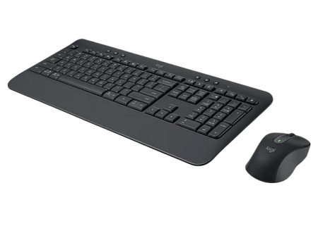 Wireless Keyboard & Mouse Logitech MK650, Quiet typing, Palm rest, Media сontrols, 4000dpi, 5 button
