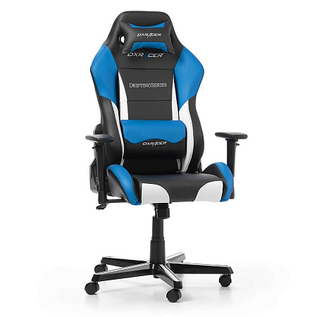 Gaming Chair DXRacer Drifting GC-D61-NWB,Black/White/Blue,User max load up to 150kg/height 145-175cm