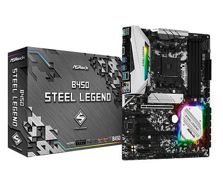 MB AM4 ASRock B450 STEEL LEGEND  ATX
