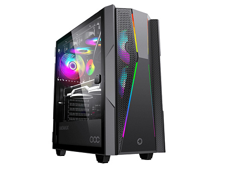 Case ATX GAMEMAX Typhoon COC, w/o PSU, 0.5mm, 1x120mm ARGB, 4xARGB strips, ARGB Hub, Front Mesh, TG, Case ATX GAMEMAX Typhoon COC, w/o PSU, 0.5mm, 1x120mm ARGB, 4xARGB strips, ARGB Hub, Front Mesh, TG,
