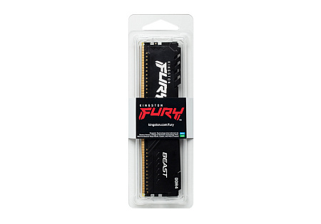 .8GB DDR4-3733MHz  Kingston FURY Beast (KF437C19BB/8), CL19-23-23, 1.35V, Intel XMP 2.0, Black