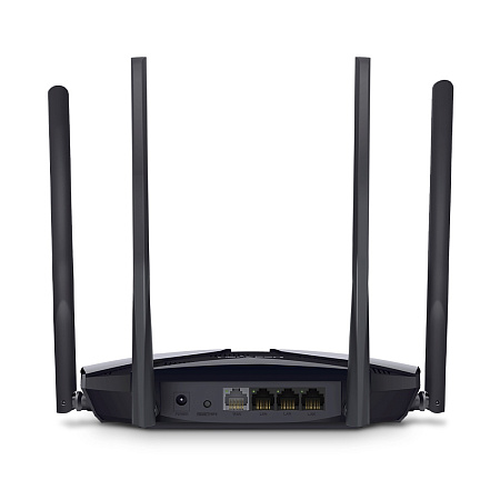 Wi-Fi 6 Dual Band Mercusys Router "MR80X", 3000Mbps, OFDMA, MU-MIMO, 3xGbit Ports Wi-Fi 6 Dual Band Mercusys Router "MR80X", 3000Mbps, OFDMA, MU-MIMO, 3xGbit Ports
