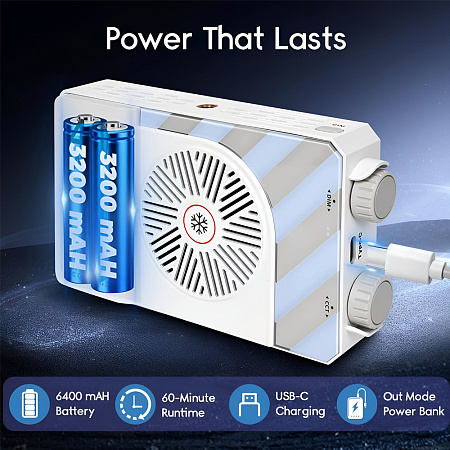Portable LED Video Light 40W, Bi-Color (2500K-9000K), Rechargeable Battery, White