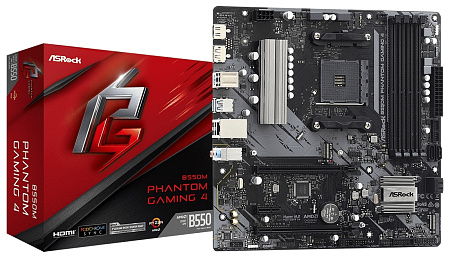 MB AM4 ASRock B550M PHANTOM GAMING 4 mATX MB AM4 ASRock B550M PHANTOM GAMING 4 mATX
