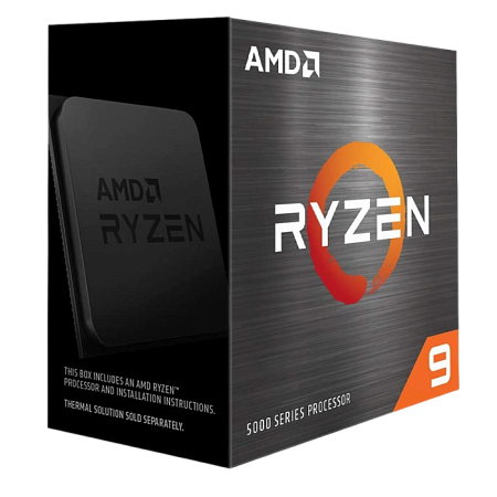 CPU AMD Ryzen 9 5900X  (3.7-4.8GHz, 12C/24T, L2 6MB, L3 64MB, 7nm, 105W), Socket AM4, Rtl