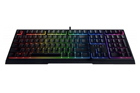 Gaming Keyboard Razer Ornata V2, Mecha-Membrane, Digital Wheel, Media Controls, Wrist Rest, Macro, R