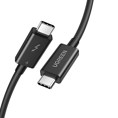UGREEN Cable Type-C to Type-C Thunderbolt 4, 40Gbps, 0.8m | US501, Black