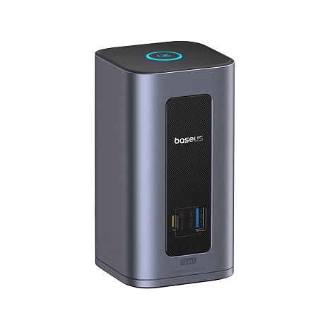 Baseus DS Type-C  to 2*HDMI 2K@60+2*DP2K@60+2*USB-C (10Gbps)+2*USB-A (5Gbps)+2*USB-A (480Mbps)+RJ45+PD 100W Spacemate RD1 Air, Space Grey