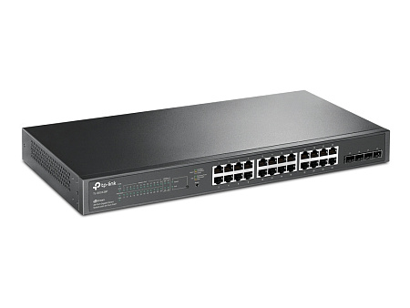 24-port Gigabit Smart POE+ Switch TP-LINK "SG2428P", 4 SFP 1Gbit, Budget 250W