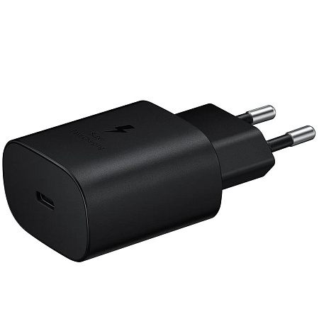 Samsung Wall Charger 1xType-C Super Fast Charging 25W (w/o cable), Black