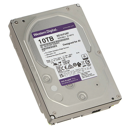 Жесткий диск Western Digital WD Purple Pro, 3.5", 10 ТБ <WD101PURP>