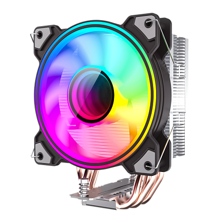 AC Gamemax "Ice-Blade ARGB" ( <32,6db, 800-1600RPM, 68CFM, 120mm, PWM, ARGB, 4x6mm, 190W, 428g.)