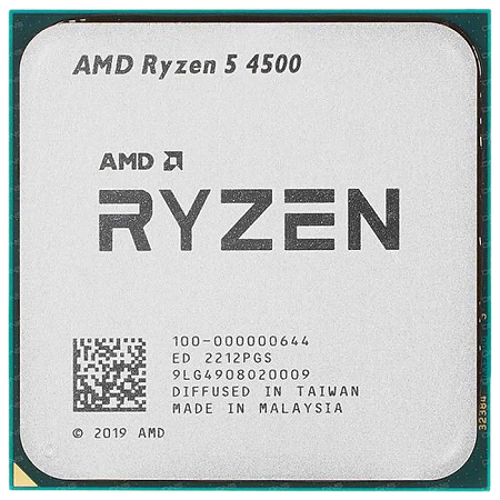CPU AMD Ryzen 5 4500 (3.6-4.1GHz, 6C/12T, L2 3MB, L3 8MB, 7nm, 65W), Socket AM4, Box CPU AMD Ryzen 5 4500 (3.6-4.1GHz, 6C/12T, L2 3MB, L3 8MB, 7nm, 65W), Socket AM4, Box