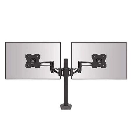 Monitor Desk mount Barkan ''E642' Black 19" - 29" Movement Dual Monitor Desk Mount