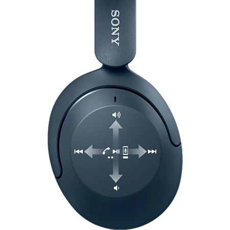 Bluetooth Headphones  SONY  WH-XB910N, Blue, Noise Cancelling