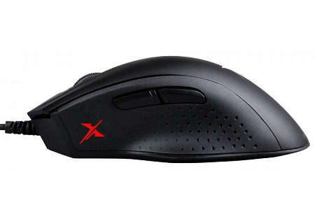 Gaming Mouse Bloody X5 Max, 50-10000 dpi, 5 buttons, 250IPS, 35G, Ergonomic, Rubber Grips, UV surfac