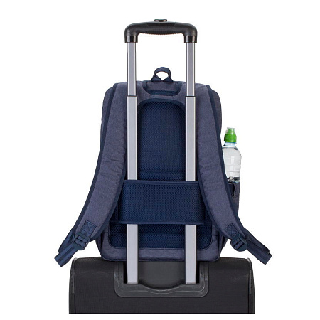Backpack Rivacase 7760, for Laptop 15,6" & City bags, Canvas Blue