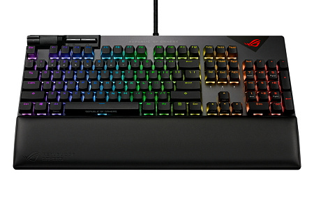 Gaming Keyboard Asus ROG Strix Flare II, Mechanical , NX Red SW, PBT, US Layout,Wrist rest, RGB, USB