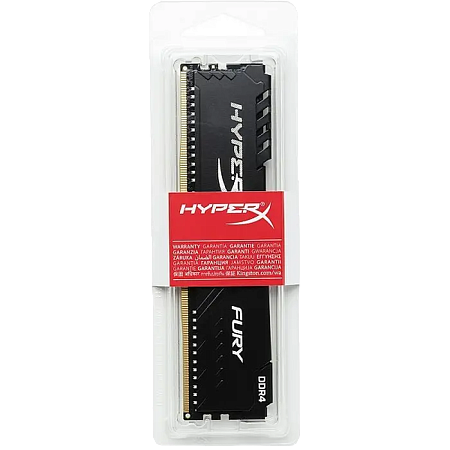 32GB DDR4-3600MHz  Kingston HyperX FURY (HX436C18FB3/32), CL18-22-22, 1.35V, Intel XMP 2.0, Black