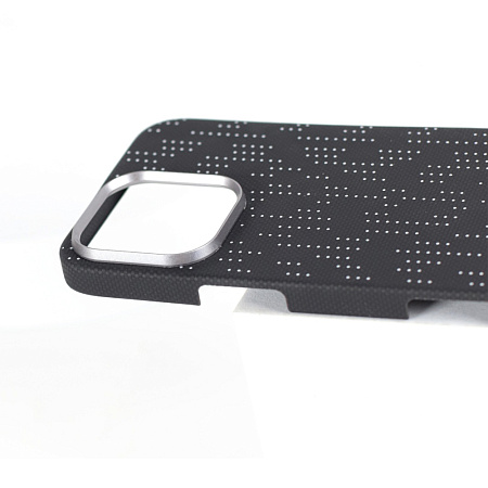 VANTA Case Carbon Silkscreen Fleck Magsafe for iPhone 16 Plus, Galaxy White VANTA Case Carbon Silkscreen Fleck Magsafe for iPhone 16 Plus, Galaxy White