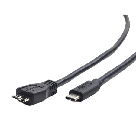 Cable Type-C/microUSB3.0, CM/BM, 1.0 m, Cablexpert, Black, CCP-USB3-mBMCM-1M Cable Type-C/microUSB3.0, CM/BM, 1.0 m, Cablexpert, Black, CCP-USB3-mBMCM-1M