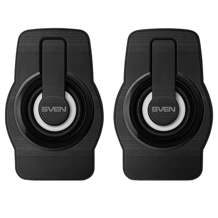Speakers SVEN "255" Black, 4w, USB power, Dynamic RGB lighting