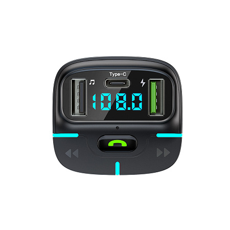 Helmet FM Transmitter with Car Charger G32, Black