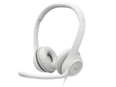 Headset Logitech H390, Mic, White, USB