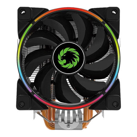 AC Gamemax "Gamma 500-Rainbow" (<26.3dBA, 1000-1800RPM, 51.18CFM, 120mm, RGB, 5x6mm, 187W, 600g.)