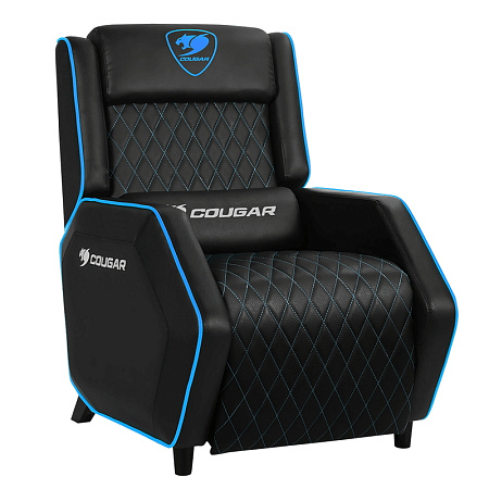 Gaming Sofa Cougar Ranger PS Black/Blue, User max load up to 160kg / height 145-190cm Gaming Sofa Cougar Ranger PS Black/Blue, User max load up to 160kg / height 145-190cm