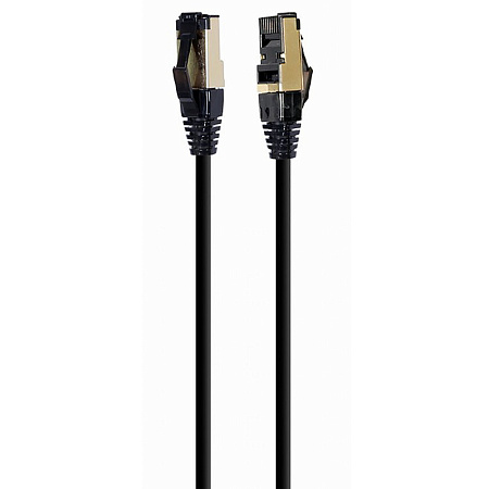 Patch Cord Cat.8 15m, Black, PP8-LSZHCU-BK-15M, Cablexpert, Low Smoke Zero Halogen (LSZH)