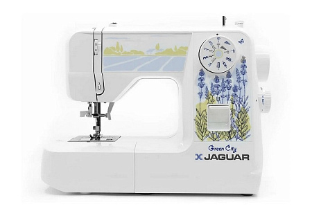 Швейная машина JAGUAR GREEN CITY, Бело-Зеленый