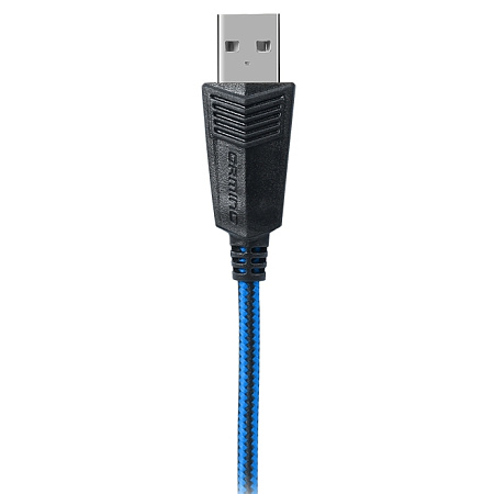 Gaming Headset SVEN AP-U980MV, 50mm drivers, 20-20000Hz, 32 Ohm, 108dB, 365g., USB, Black/Blue 