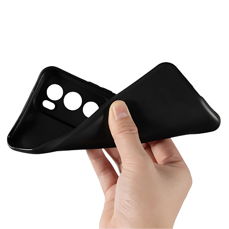 WOO Case Silicone Neo Soft Oppo Reno 12, Black