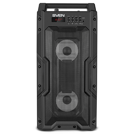 Speakers SVEN "PS-435" 20w, Black, Bluetooth, microSD, FM, AUX, USB, Karaoke, 2000mA*2