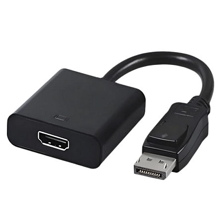 Adapter DP M to HDMI F  Cablexpert "A-DPM-HDMIF-002" Black Display port male to HDMI fem