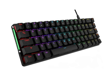 Gaming Keyboard Asus ROG Falchion Ace, Mechanical, 65% layout, ROG NX Red, PBT, RGB, Macro Keys, USB