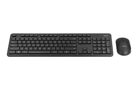 Wireless Keyboard & Mouse Asus CW100, 12 Fn keys, Slim, Low Profile, Low-noise, 800-1600dpi, 3 butto