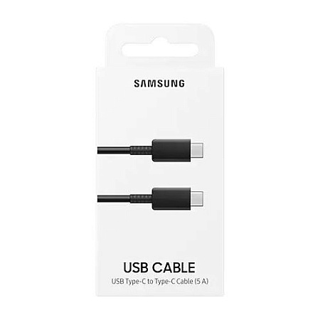 Type-C to Type-C Cable Samsung, 100W, Black Type-C to Type-C Cable Samsung, 100W, Black