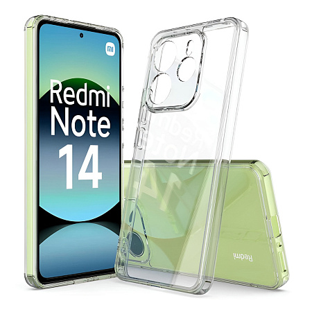 WOO Case TPU Soft Xiaomi Redmi Note 14 4G, Clear 163.3 x 76.6 x 8.2 mm