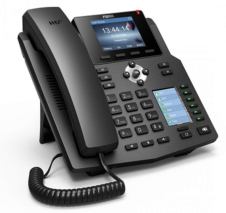 Fanvil X4 Black, VoIP phone, Colour Display, SIP support