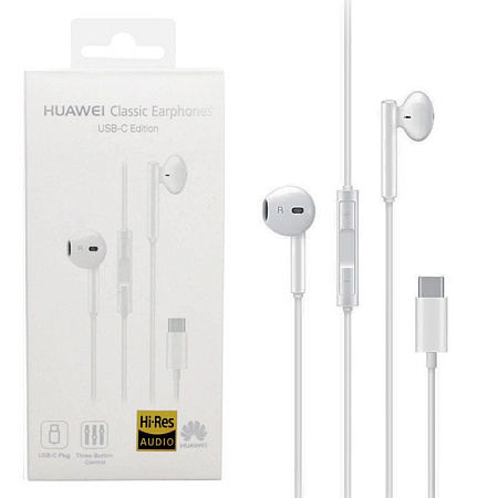 Huawei earphones, CM33,Type-C White