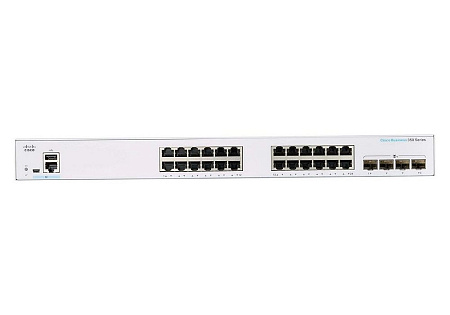 24-port Gigabit Managed Switch Cisco CBS350-24T-4X, 4 x 10G SFP+