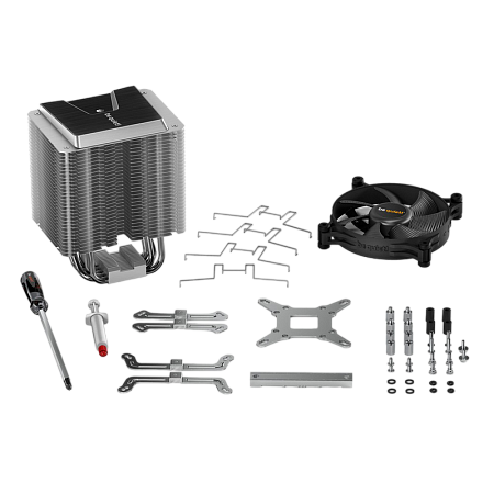 AC be quiet! "Shadow Rock 3" (11.5-24,4dBA, 1600RPM, 120mm, PWM, 190W, 5x6mm, 710g.)