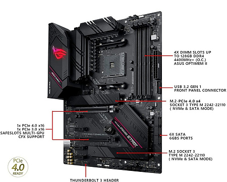 MB AM4 Asus ROG STRIX B550-F GAMING (WIFI)  ATX
