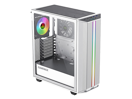 Компьютерный корпус Gamemax Precision, Midi-Tower, ATX, Белый
