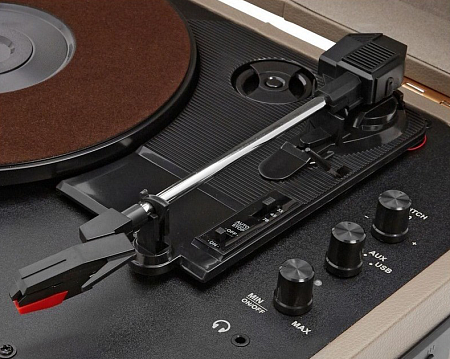Vinyl Turntable MUSE MT-201 BTG, Grey
