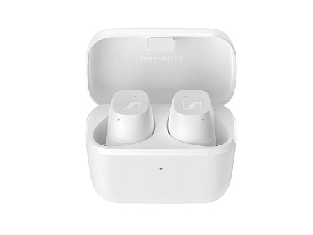  True Wireless Sennheiser CX200TW1, White IPX4, Passive Noise Cancellation, Up to 27 hours play time